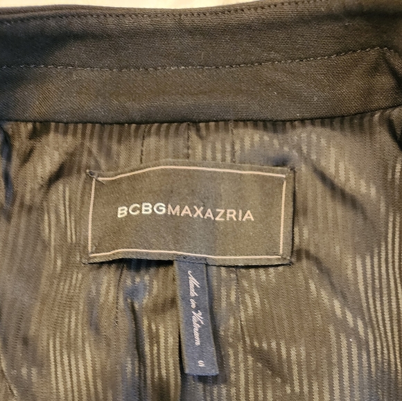 BCBGMaxAzria black one button blazer - Picture 6 of 8